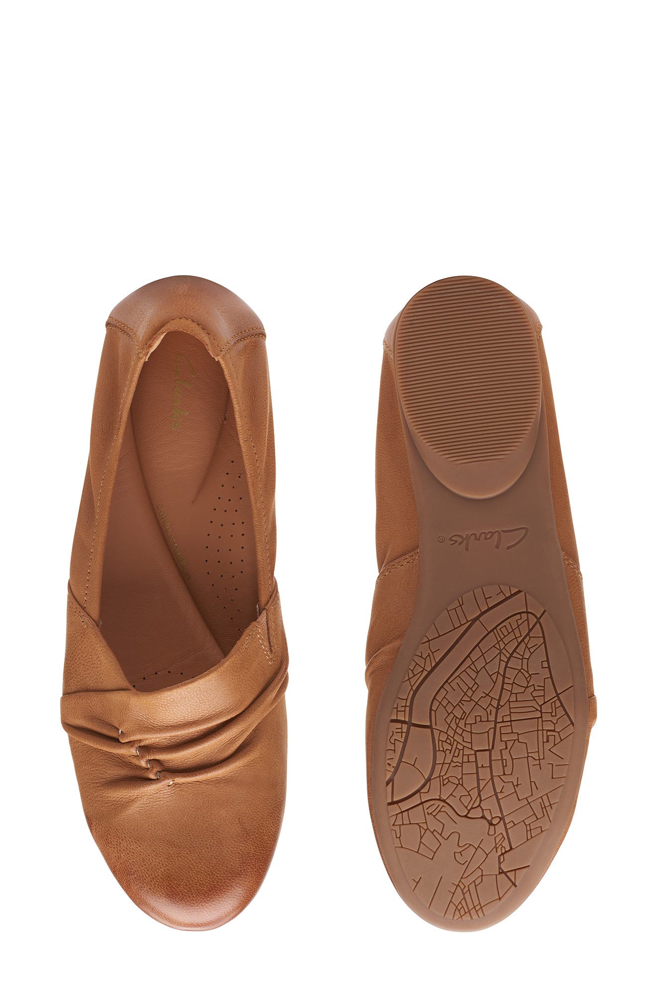 Clarks<sup>®</sup> Rena Way Flat, Alternate, color, Tan