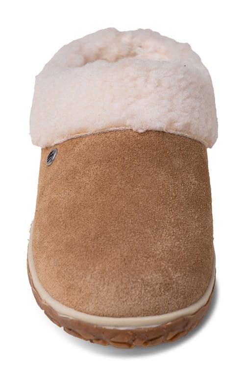 Minnetonka Spruce Faux Fur Slipper In Brown