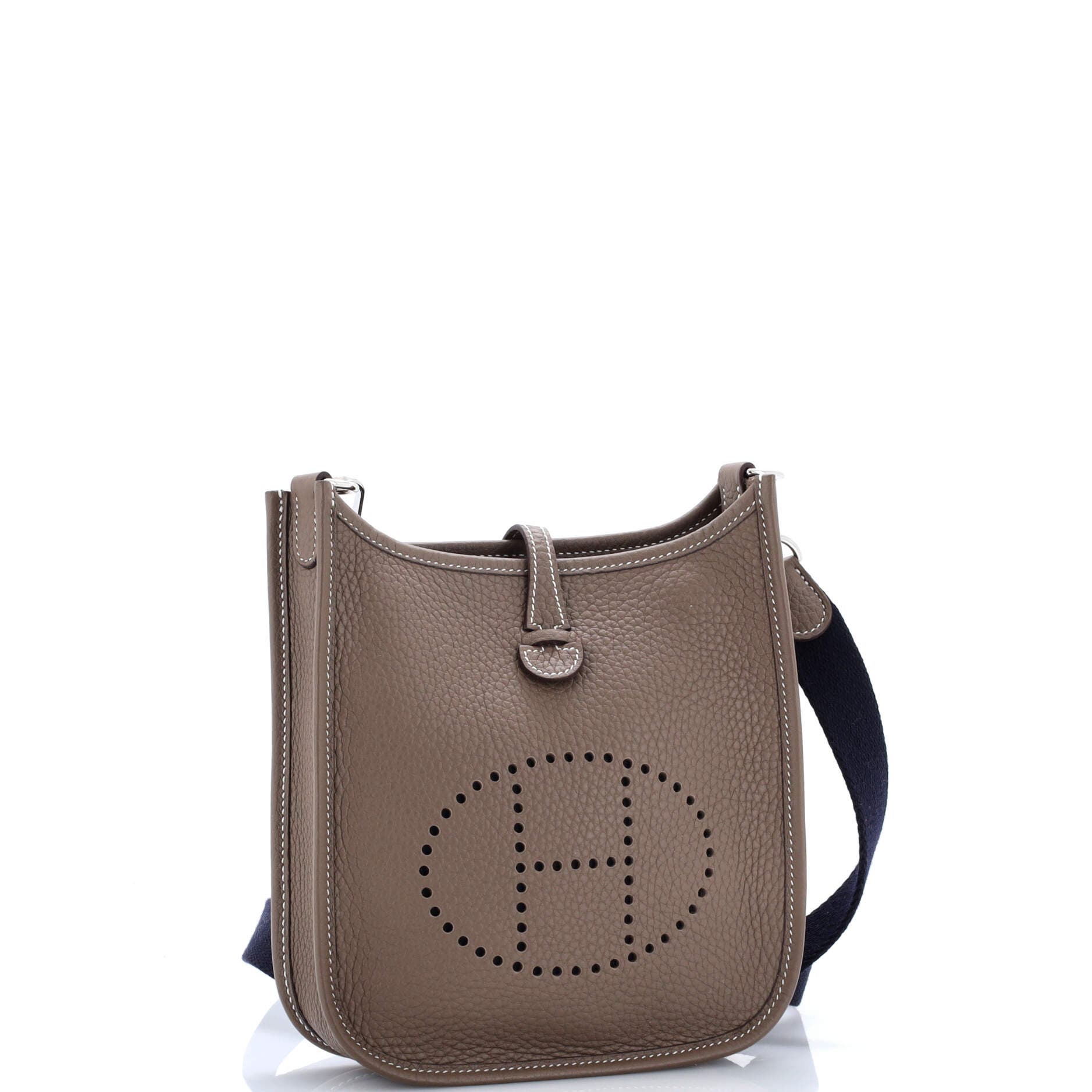 Pre-Owned Hermes Evelyne Bag Gen III Clemence TPM, Alternate, color, Etoupe