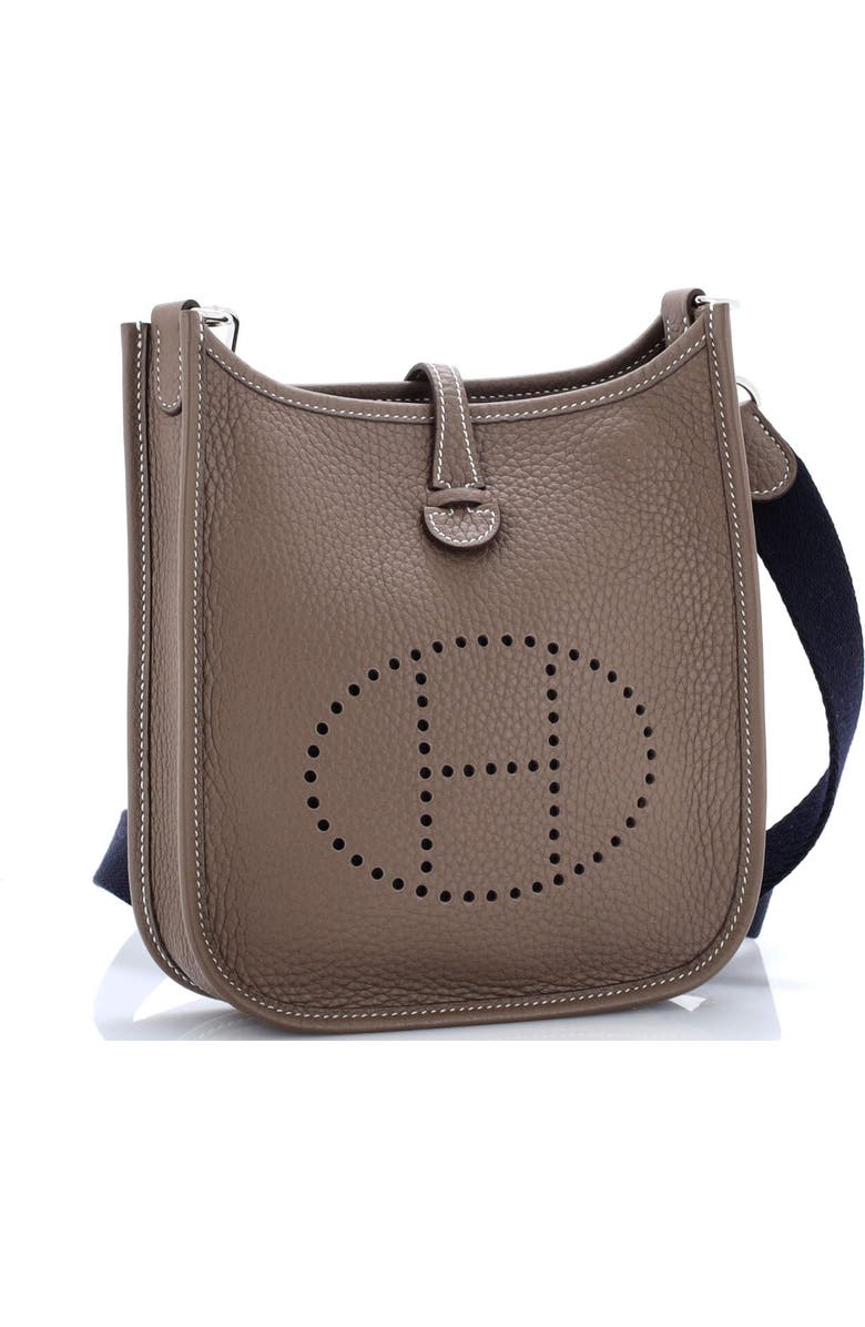 Pre-Owned Hermes Evelyne Bag Gen III Clemence TPM, Alternate, color, Etoupe