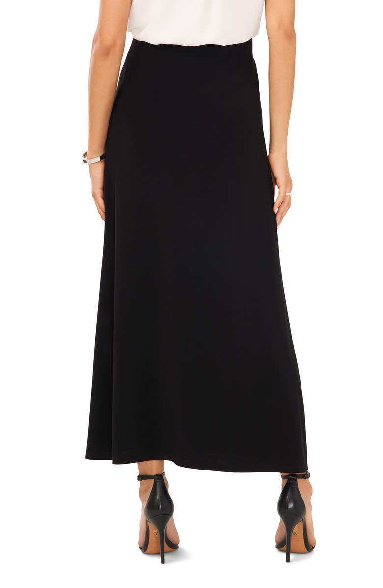 Vince Camuto Pull-On Maxi Skirt, Alternate, color, Rich Black