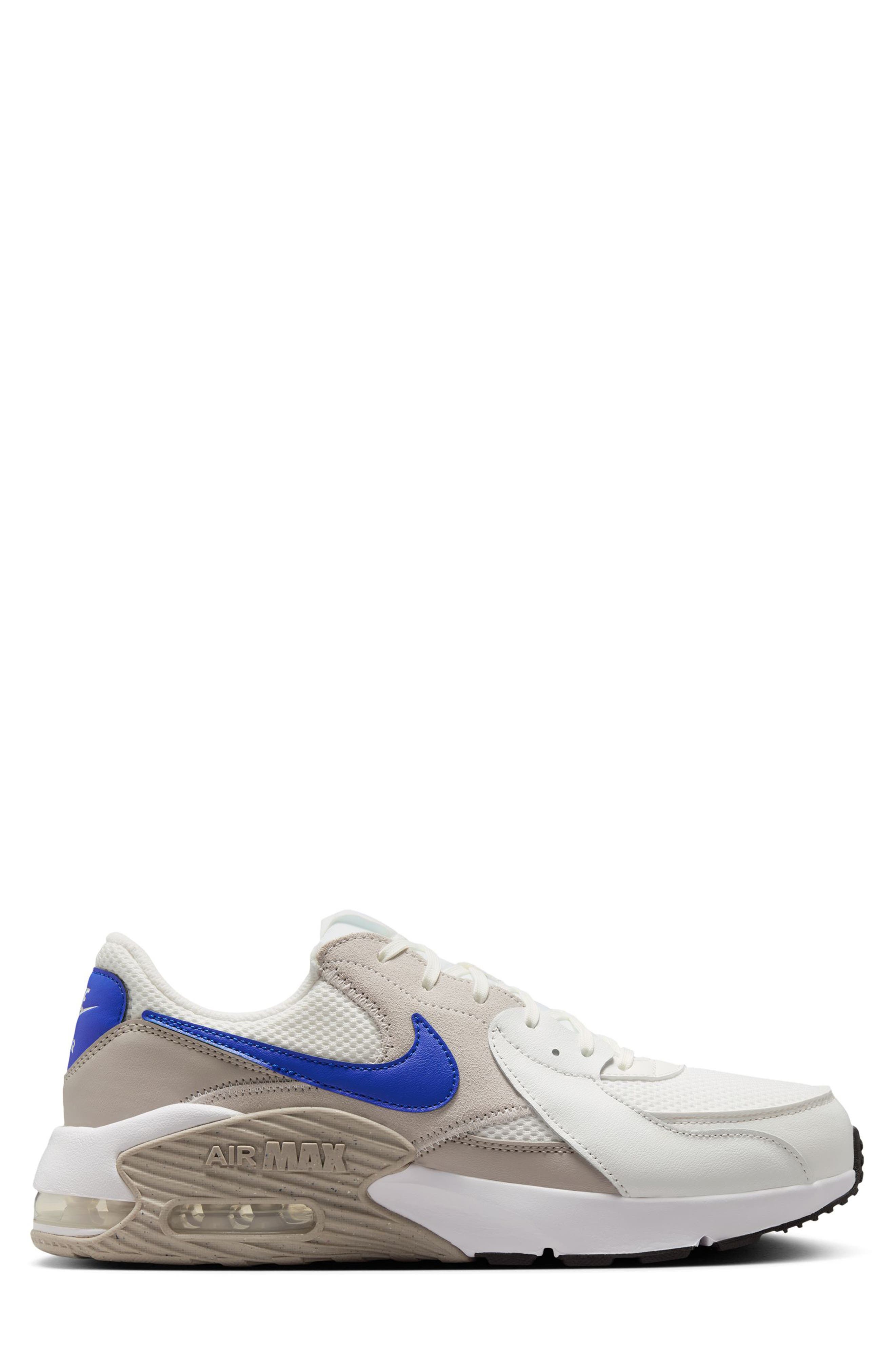 Air Max Excee Sneaker, Alternate, color, WHITE/ RACER BLUE/ VAST GREY