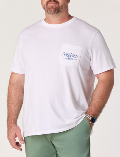 Big & Tall Pastel Golf Pocket T-Shirt