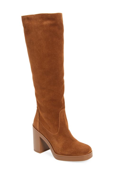 Bethenny Block Heel Tall Boot (Women)