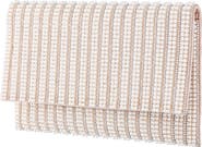 Nina Crystal & Imitation Pearl Embellished Clutch
