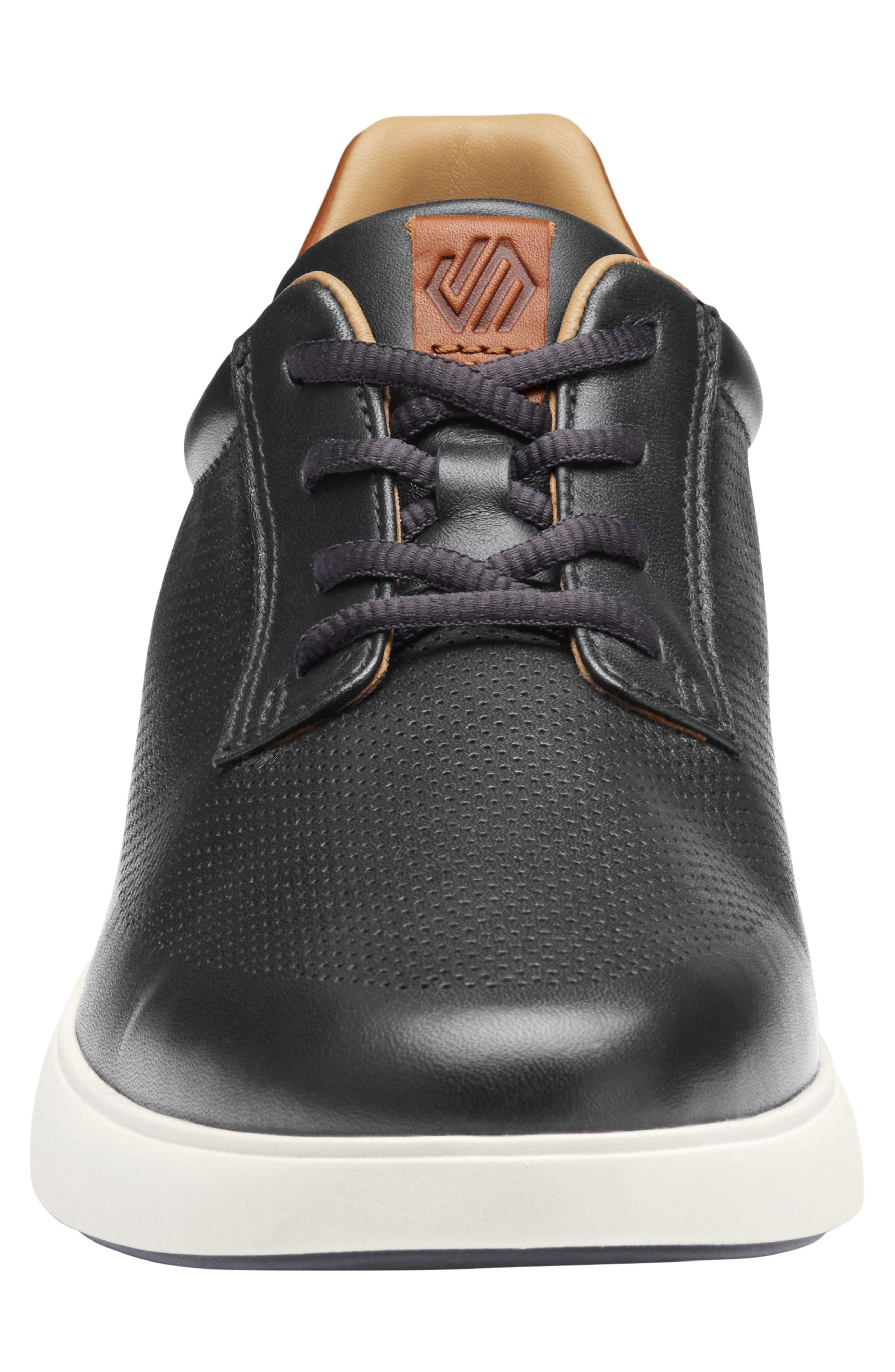 Johnston & Murphy Ackerson Sneaker, Alternate, color, Black Full Grain