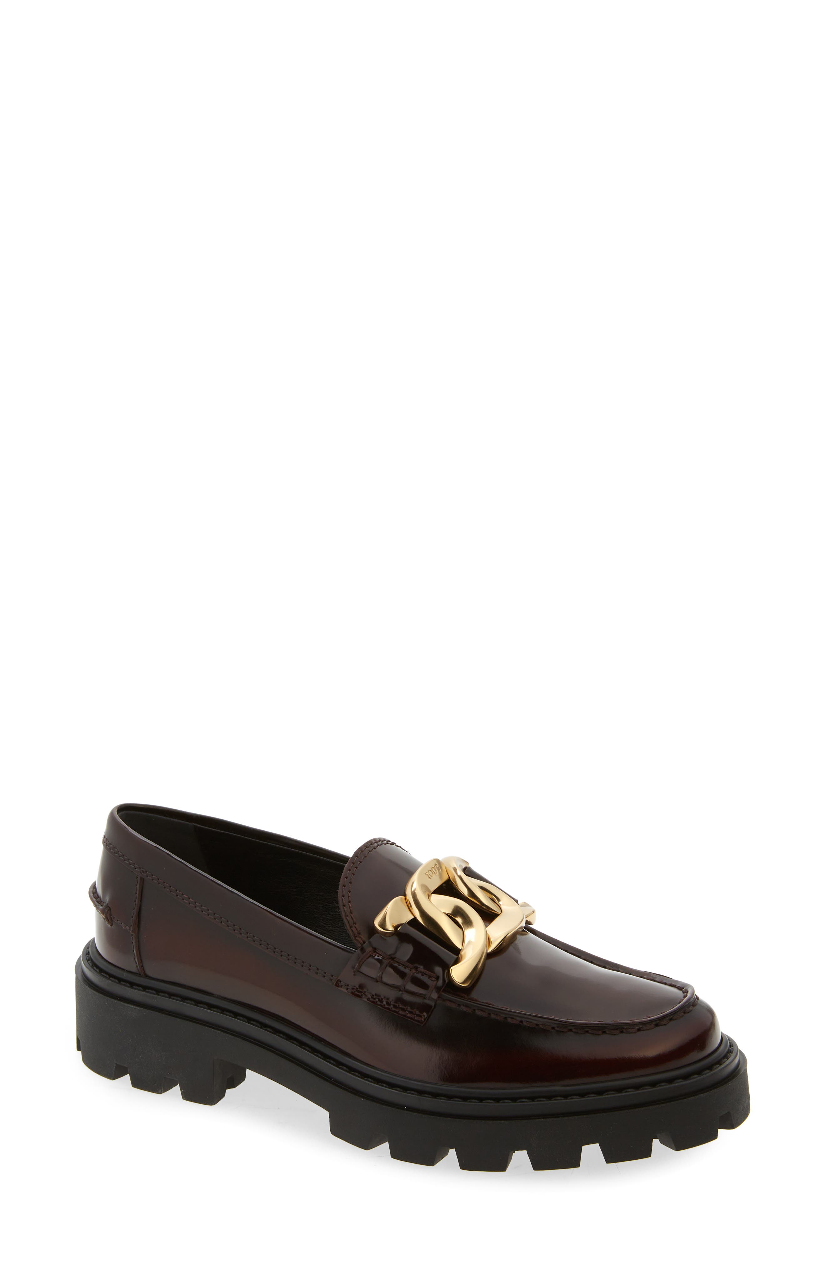 Tod's Gomma Lugged Loafer, Main, color, 