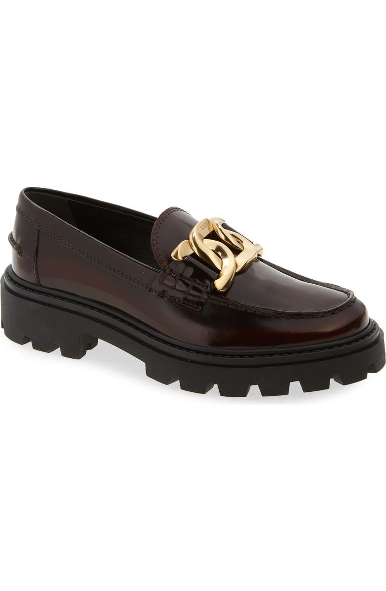 Tod's Gomma Lugged Loafer, Main, color,