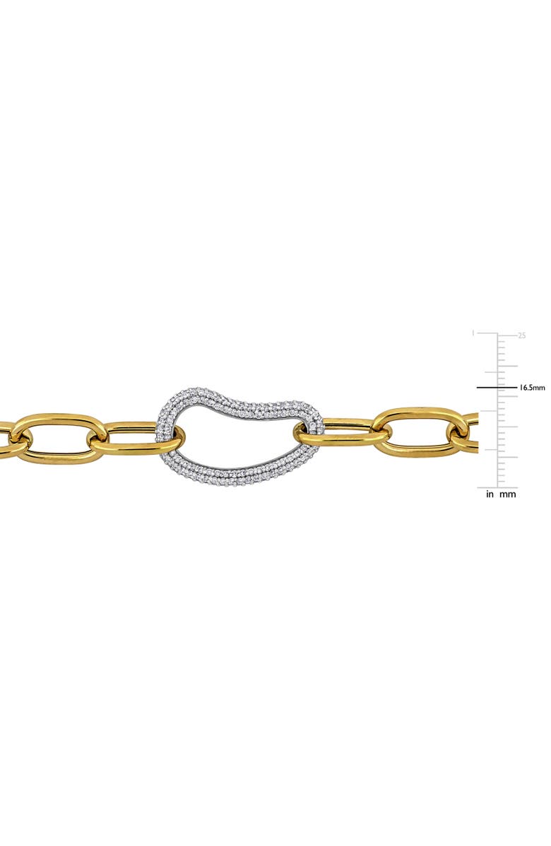 Julianna B. Diamond Link Chain Bracelet 14k, Alternate, color, 14K Gold