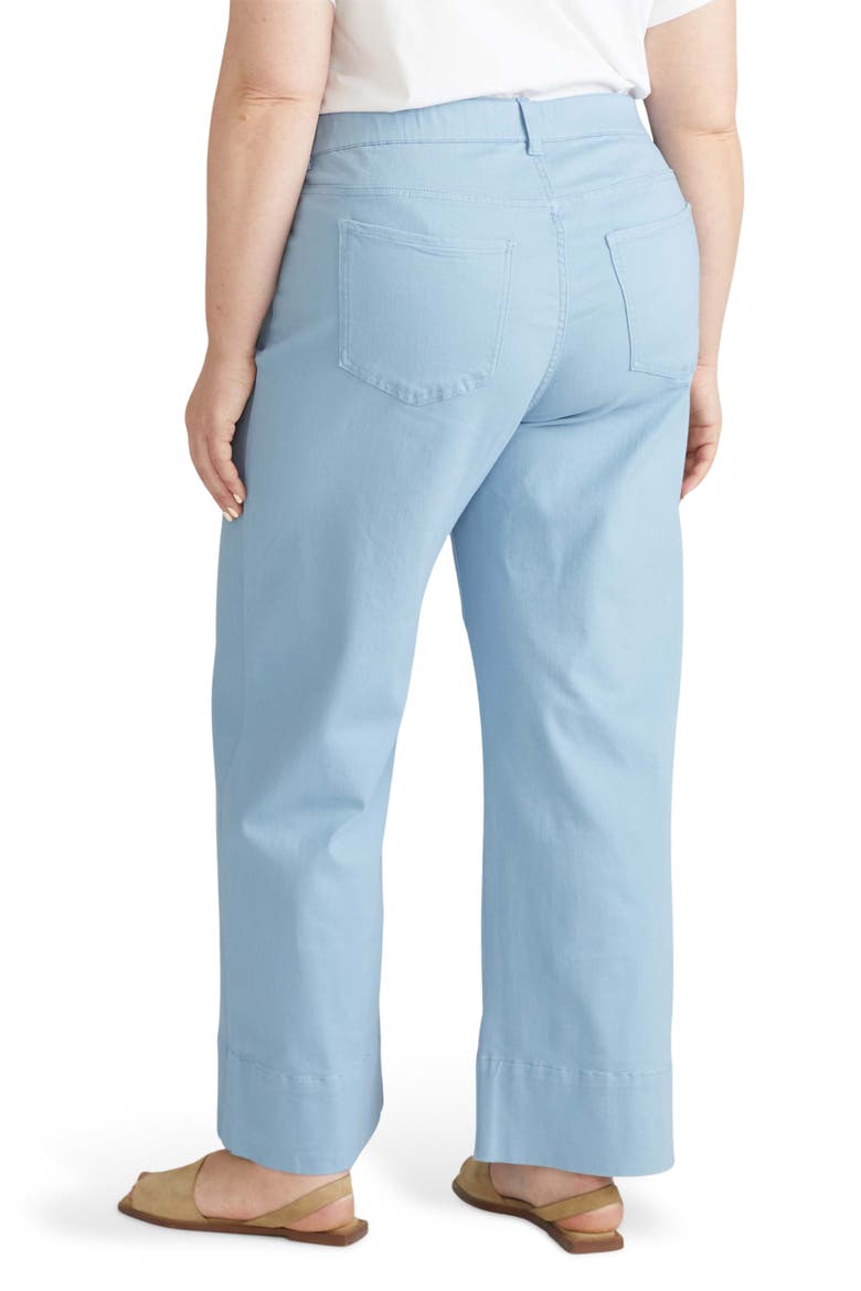 Claudia Wide Leg Jeans, Alternate, color, PALE BLUE