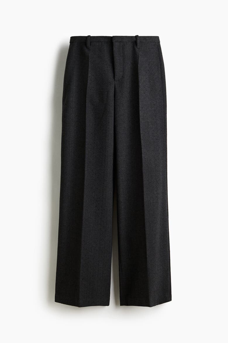 Embellished Trousers, Alternate, color, Dark gray