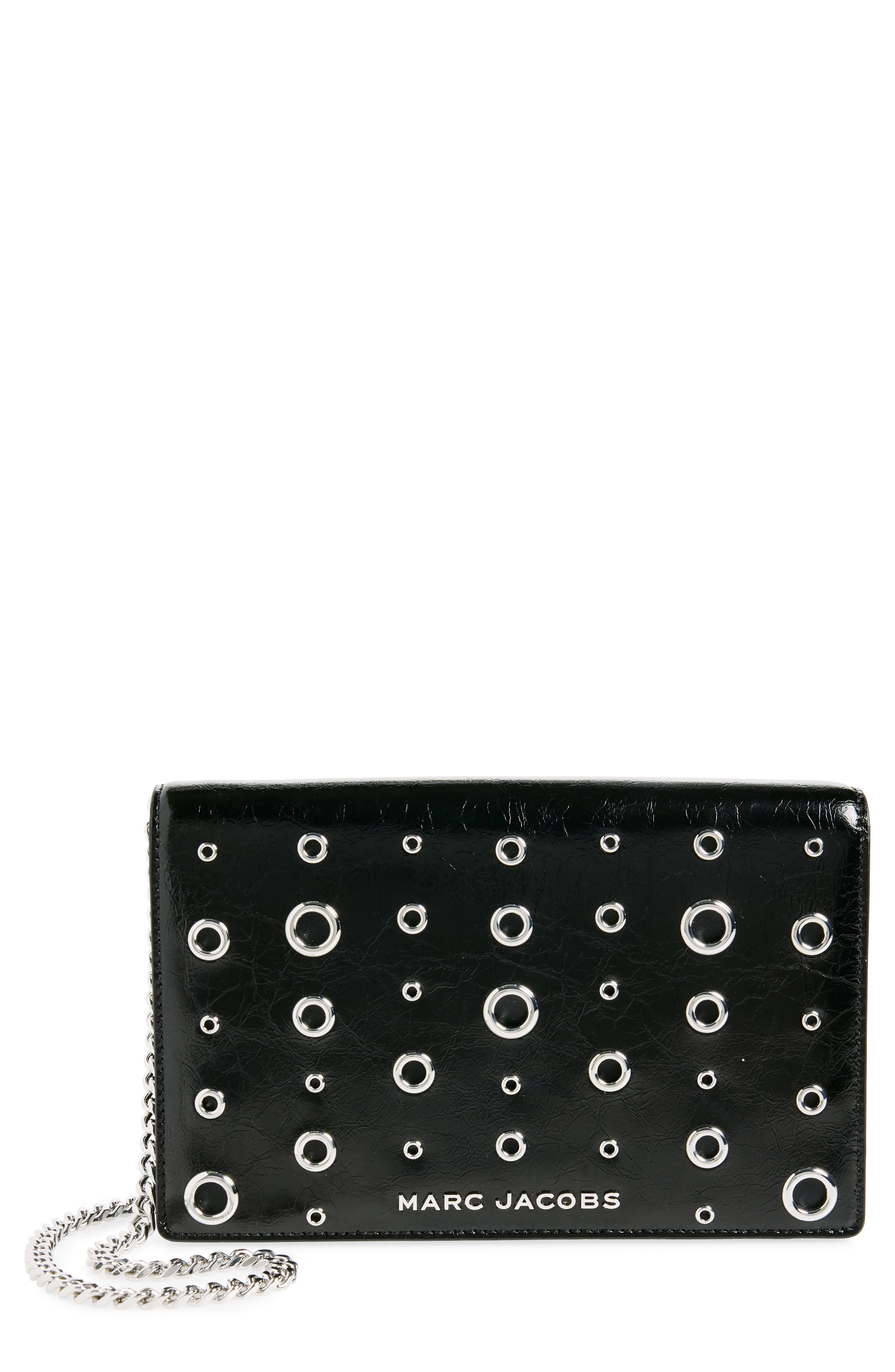 Marc Jacobs Grommet Flap Shoulder Bag, Main, color, 