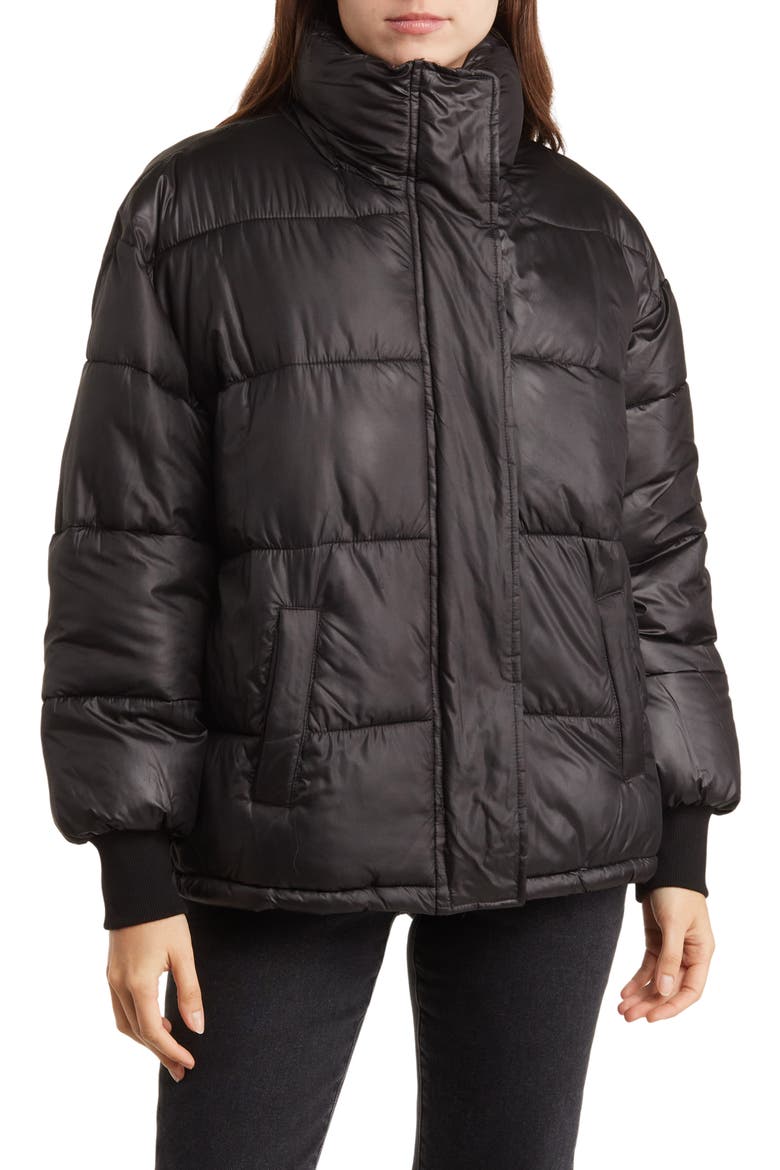Quilted Puffer Jacket, Main, color, RUN THE SHOW