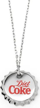 Cufflinks, Inc. Men's Diet Coke Cap Pendant Necklace