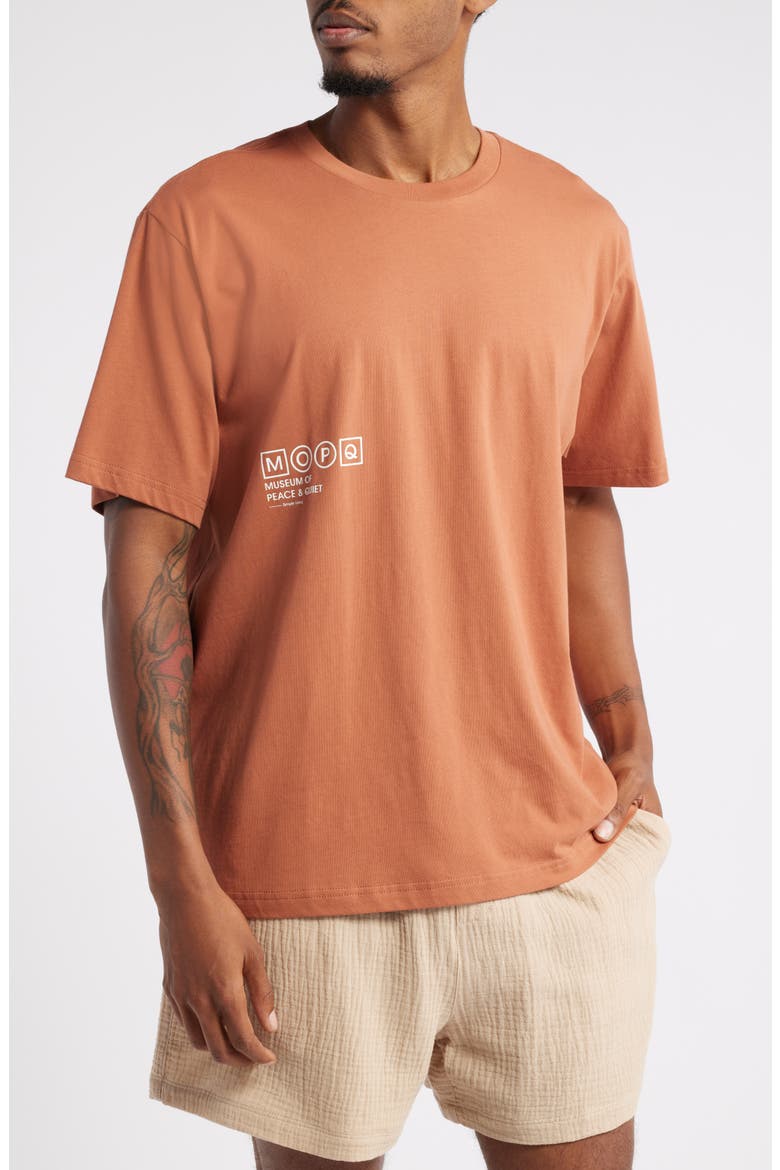 Simple Living Graphic T-Shirt, Main, color, CORAL