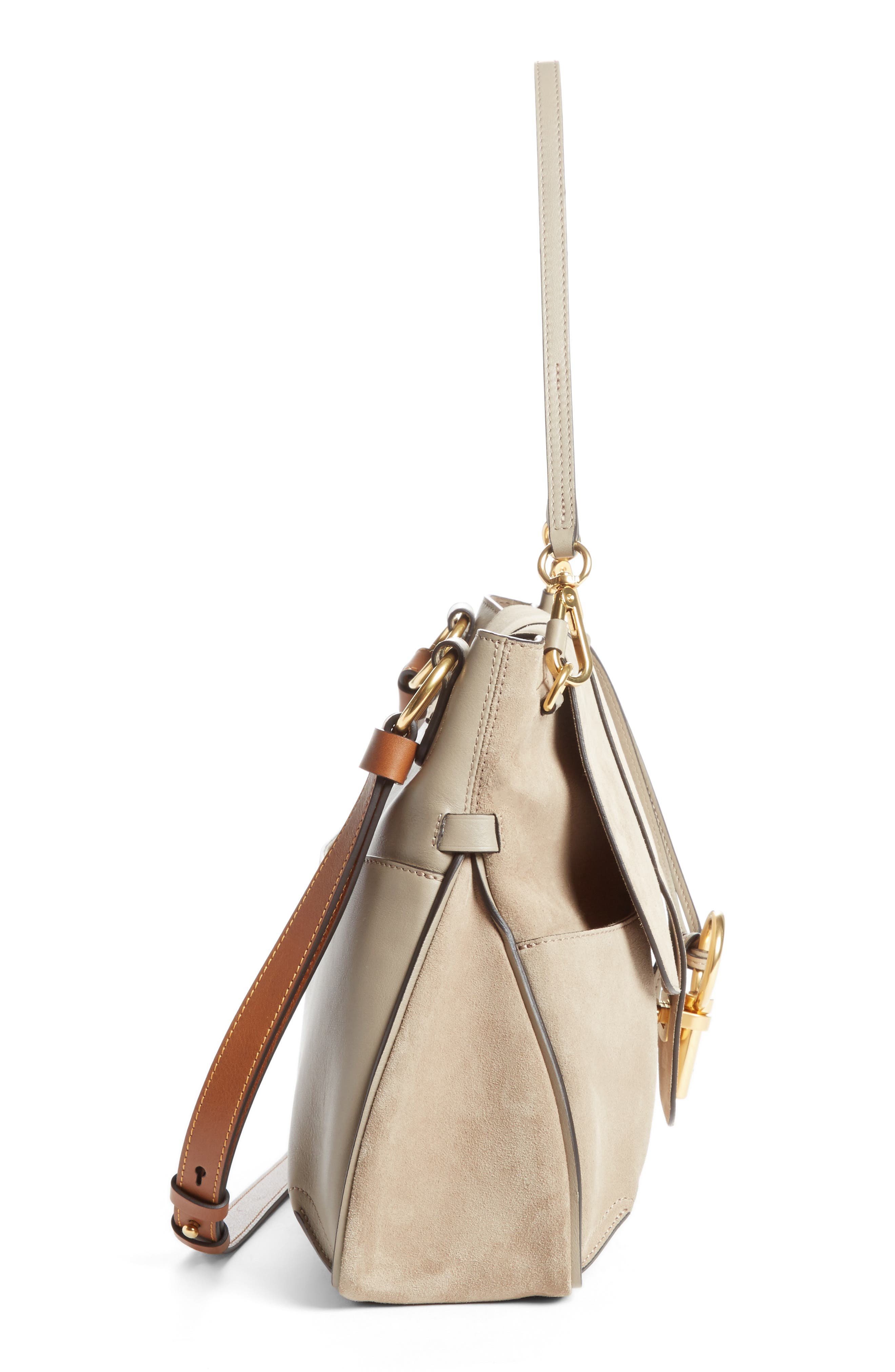 Chloé Medium Lexa Leather Shoulder Bag, Alternate, color, 