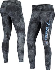 CONCEPTS SPORT Women's Concepts Sport Black Tennessee Titans Burst Tie-Dye Leggings