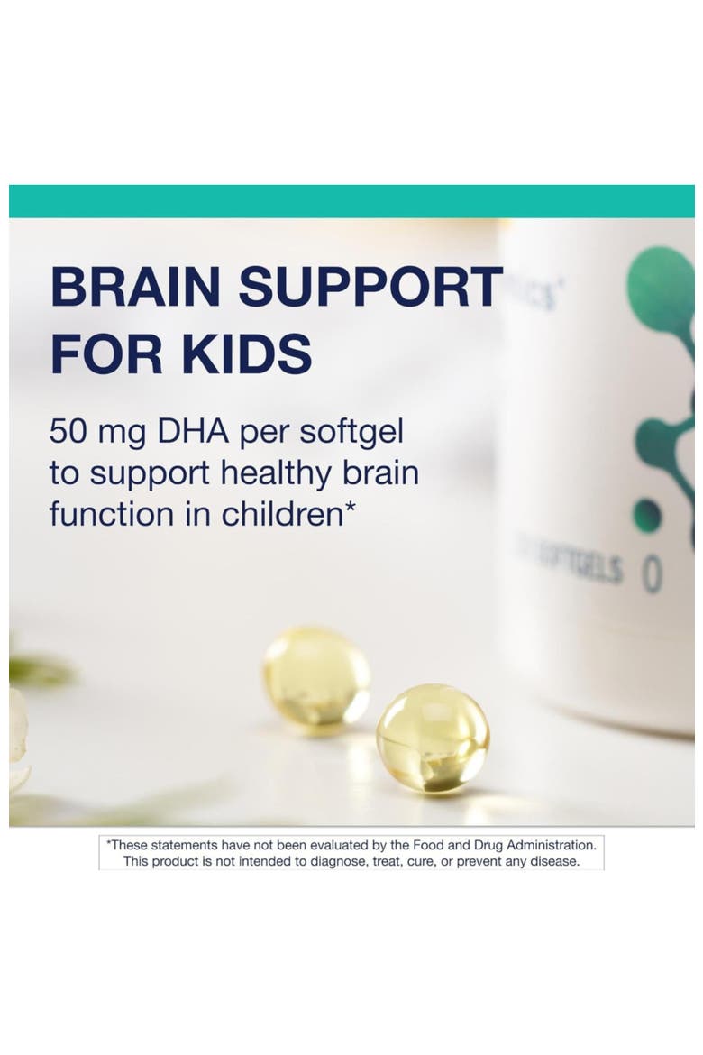 MetaKids DHA Children's Brain Eye and Immune Health Supplement 120 Softgels, Alternate, color, None
