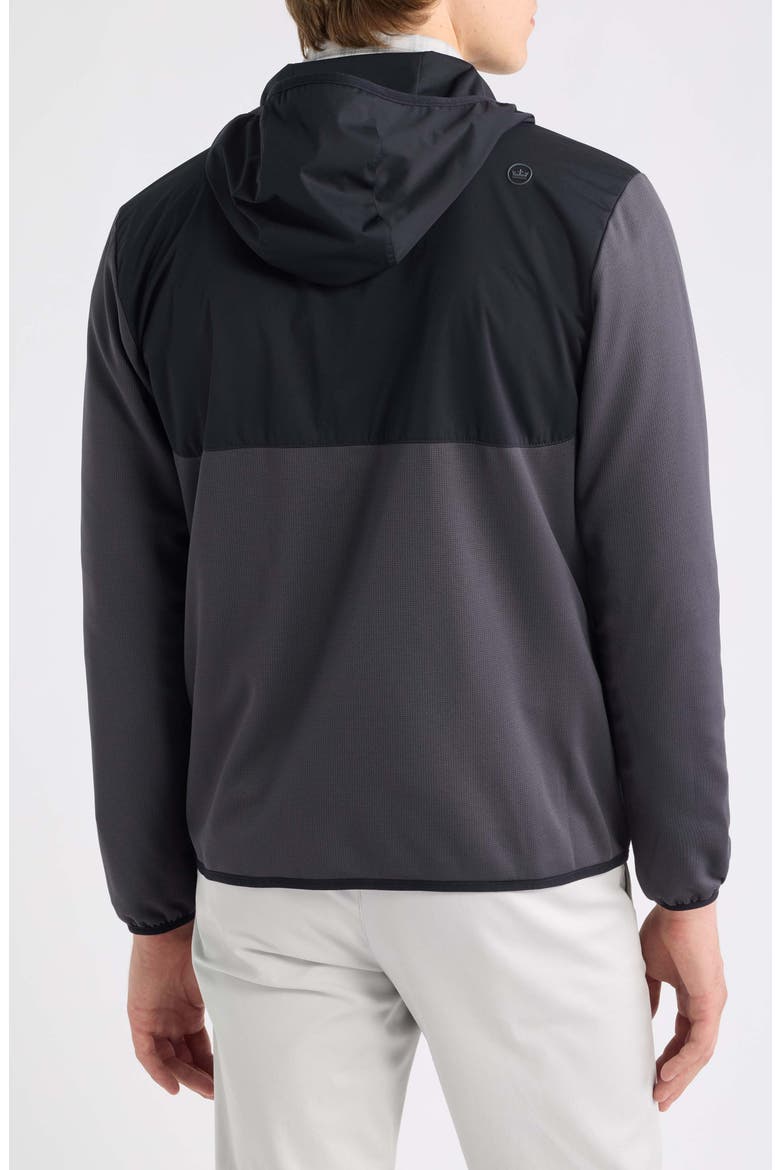 Vail Water Resistant Hooded Jacket, Alternate, color, BLACK