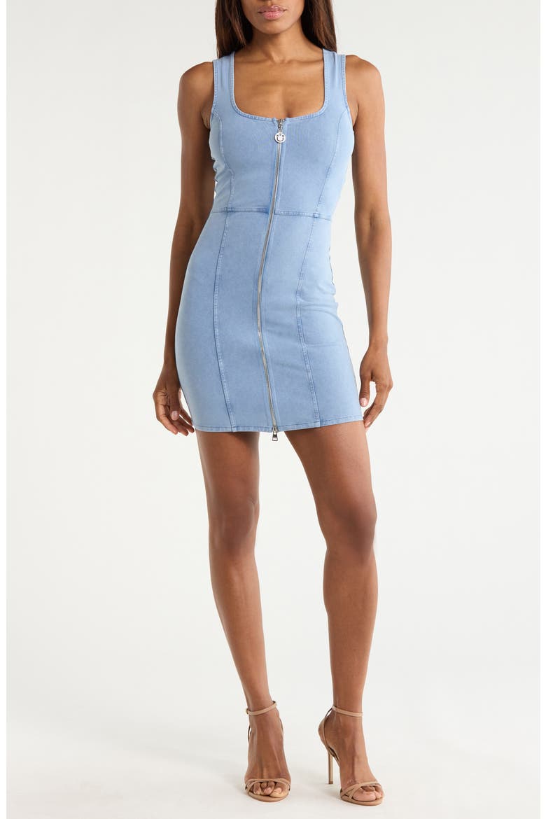 Nelipa Denim Dress, Main, color, LIGHT/ PASTEL BLUE