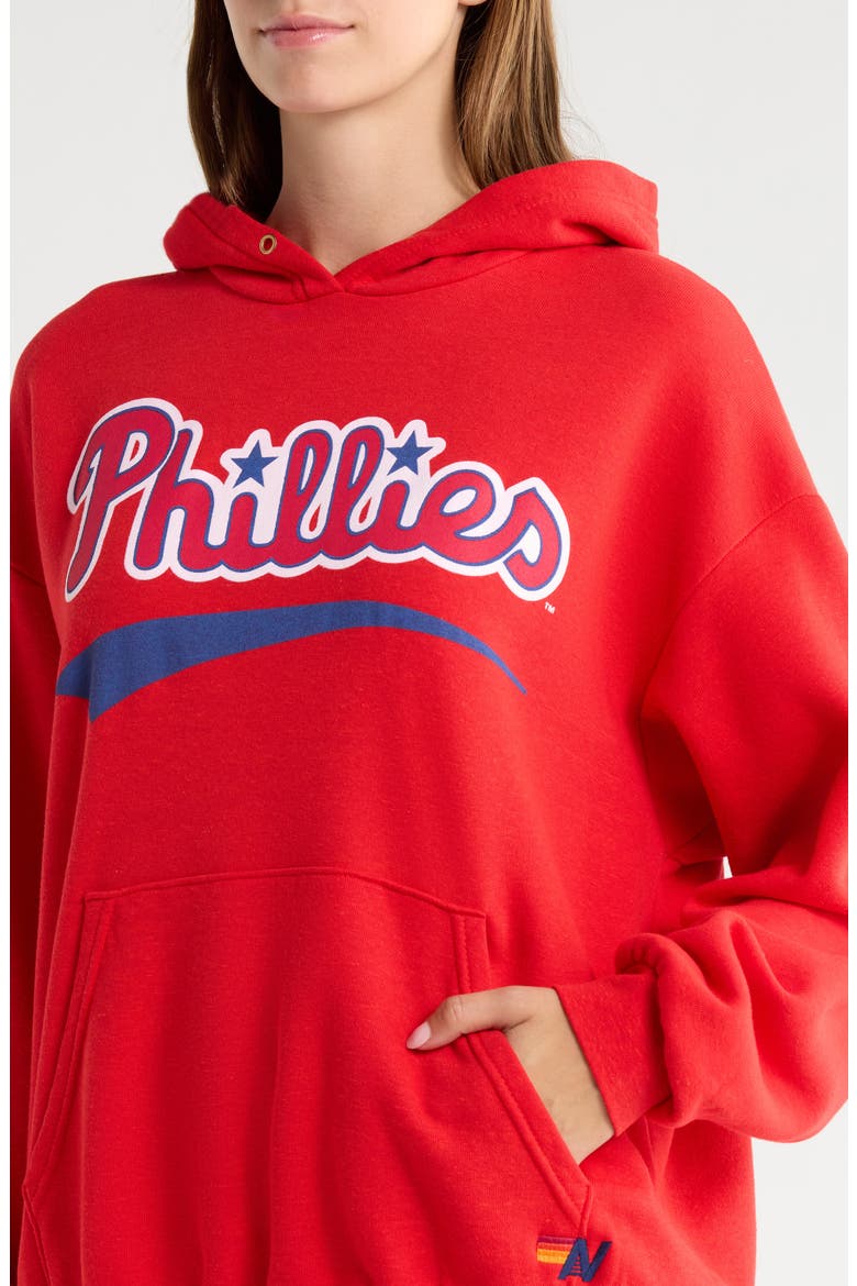 Philadelphia Phillies Graphic Hoodie, Alternate, color, RED