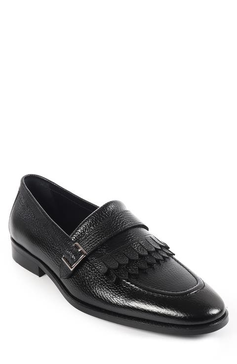 Tortoise Kiltie Fringe Loafer (Men)