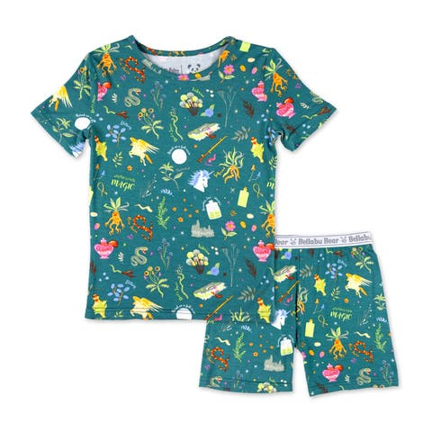 Mandrakes Potions & Herbs Kids 2-Piece Short Sleeve & Shorts Pajama Set