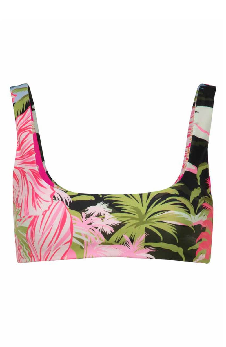 Maaji Neo Rebel Reversible Bikini Top, Alternate, color, Green