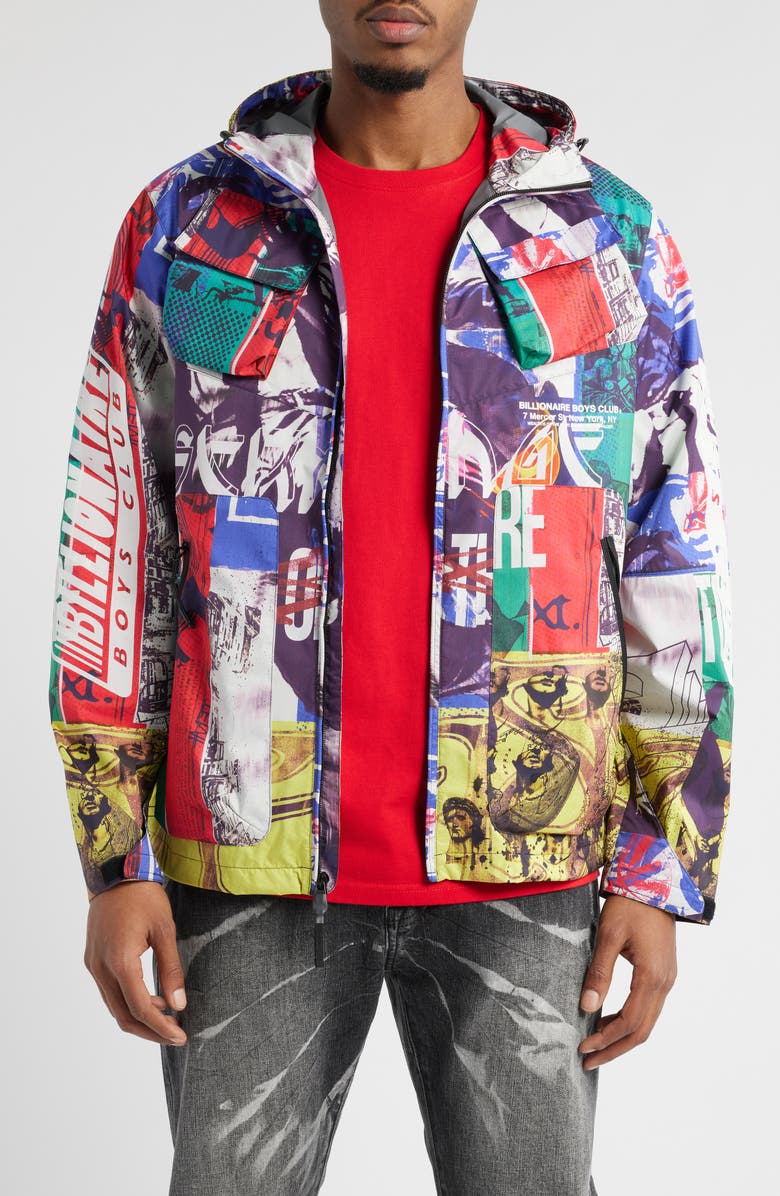 Billionaire Boys Club BB Alpha Hooded Jacket, Main, color, White