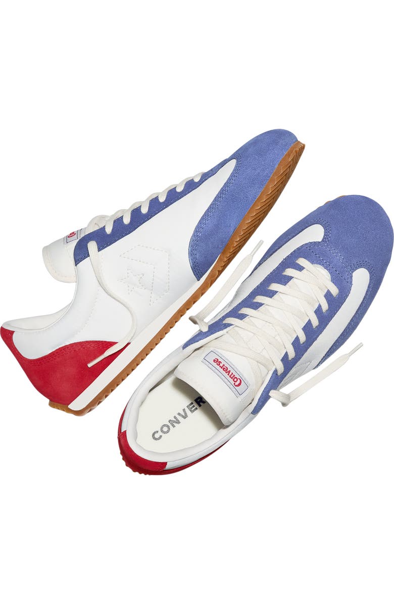 Converse Jogger Sneaker, Alternate, color, Egret/ Indigo Storm/ Red