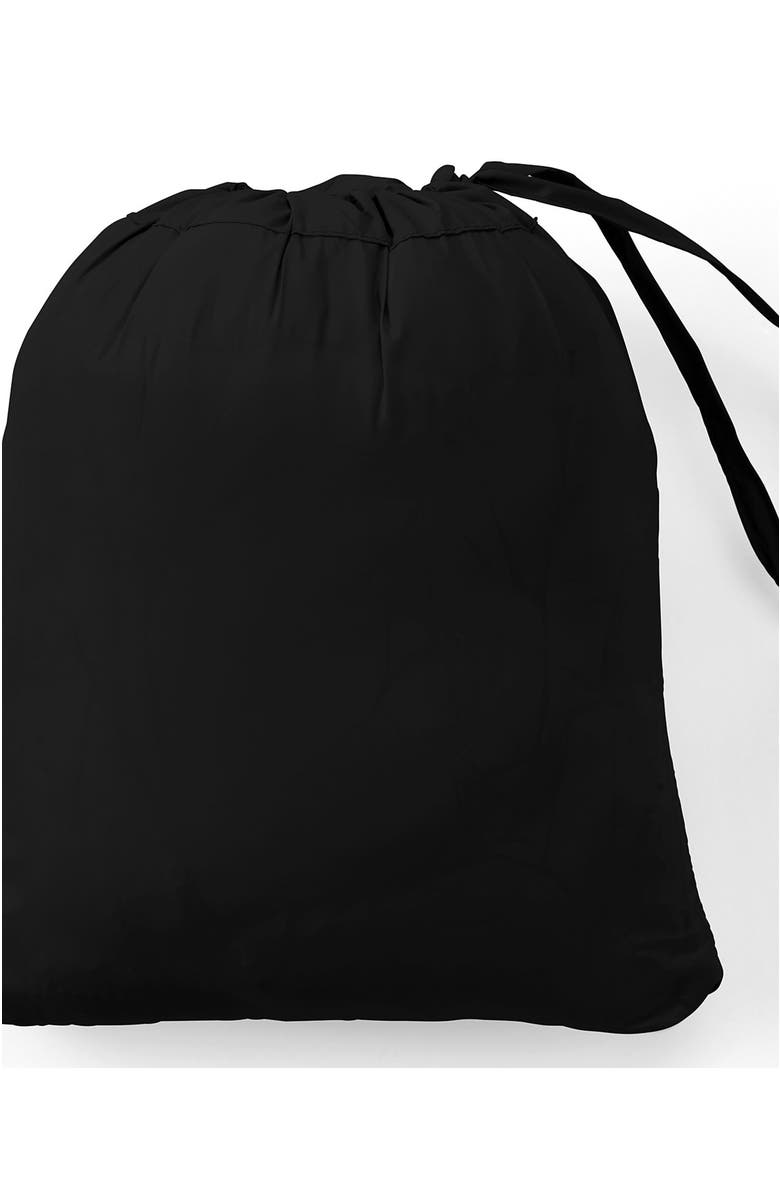 Lands' End Wanderweight Ultralight Packable Chevron Quilted Down Jacket, Alternate, color, Black