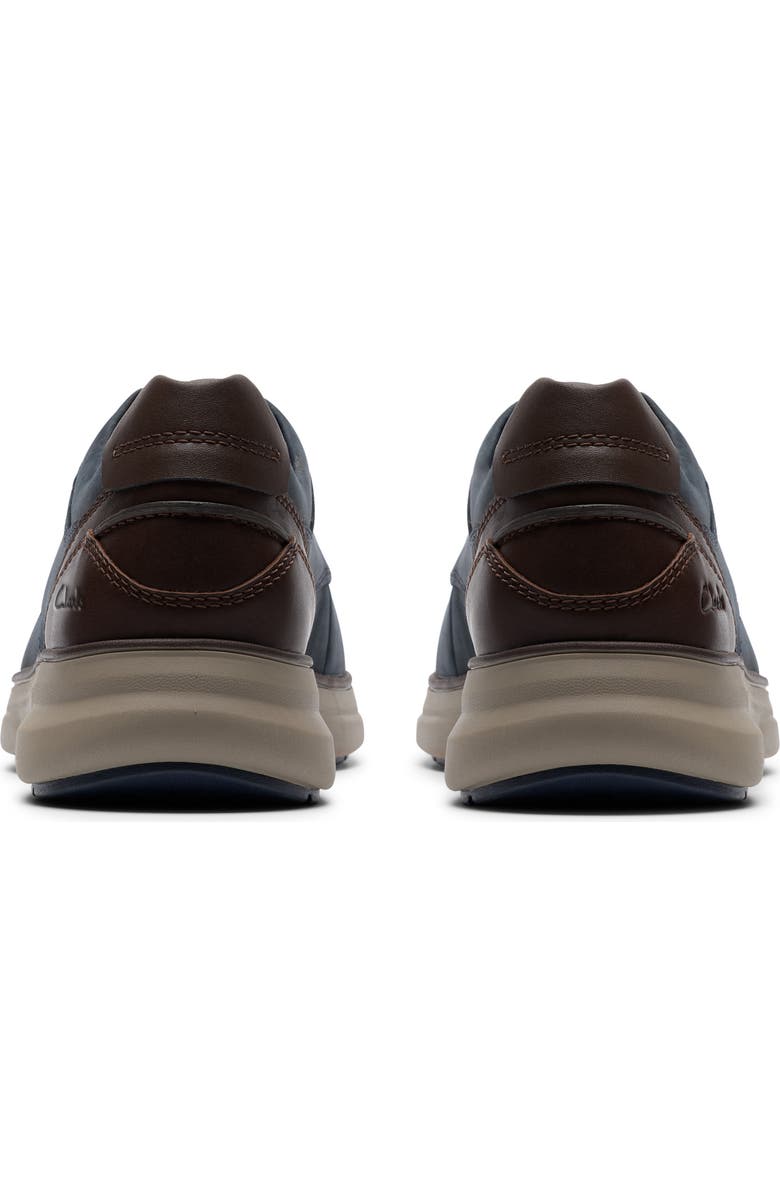 Clarks<sup>®</sup> Mullan Moc Toe Derby, Alternate, color, Navy Leather