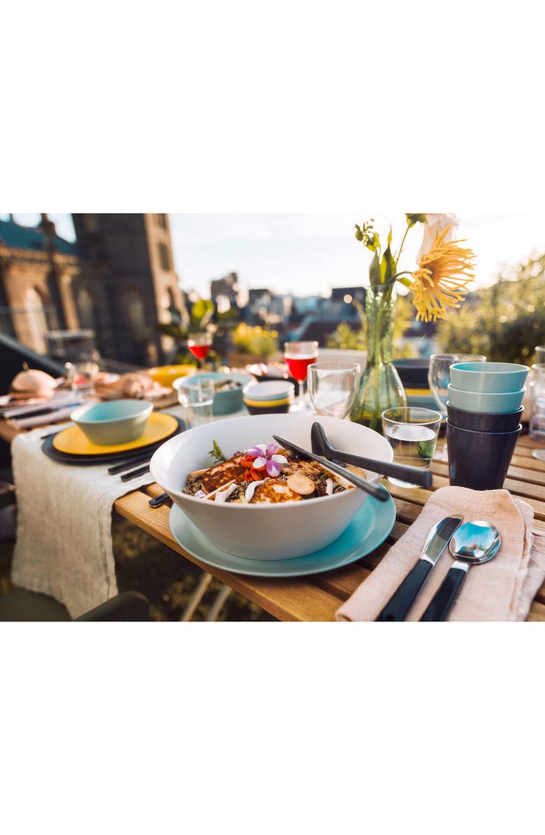 Mepal Bloom Salad Serving Set, Alternate, color, Black