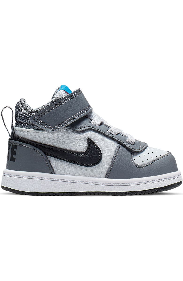 Nike Kids' Court Borough Mid Sneaker, Main, color, Grey/ Anthracite