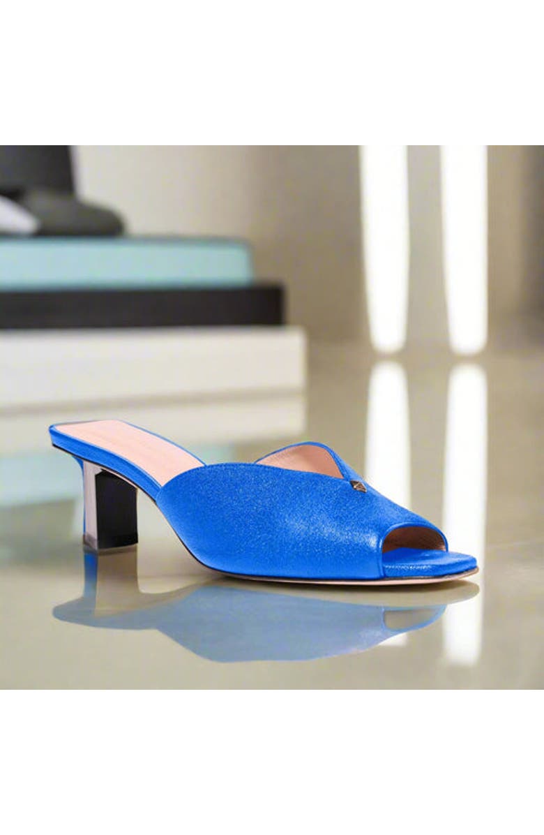 Tiannia Barnes Tiffany Mule Sandals - Low, Alternate, color, Cobalt Blue