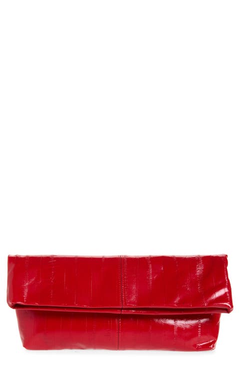 Inez Leather Clutch
