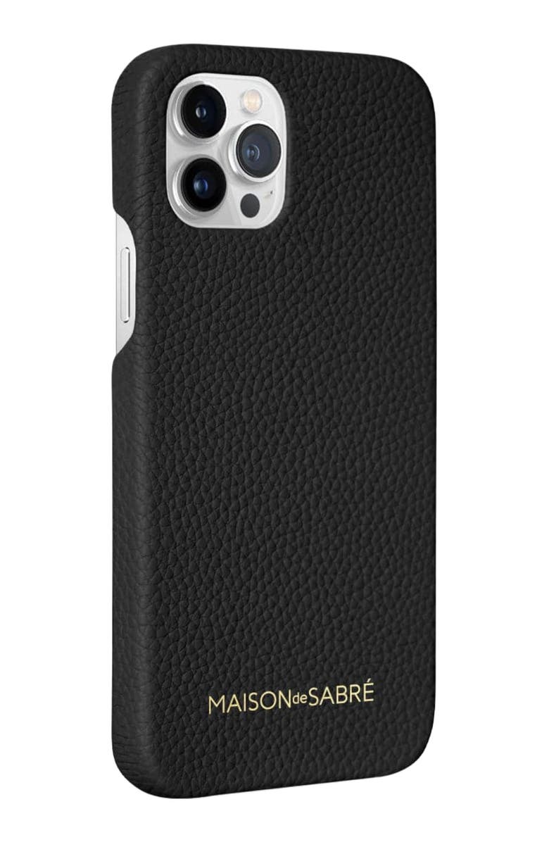 MAISON de SABRÉ Leather Phone Case, Alternate, color, 