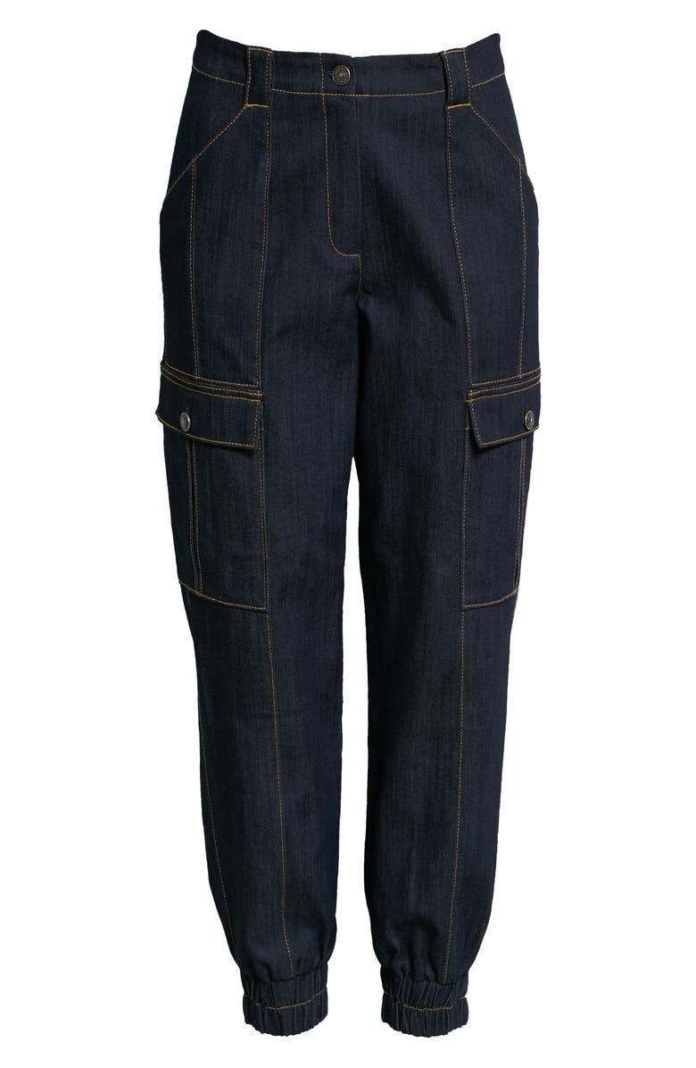 Cinq à Sept Kelly Skinny Denim Joggers, Alternate, color, Indigo