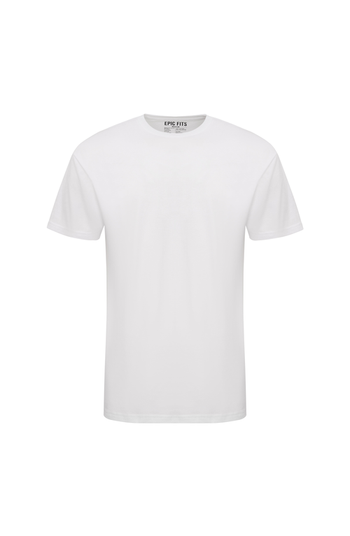 Epic Fits Crew Neck T-shirt In White