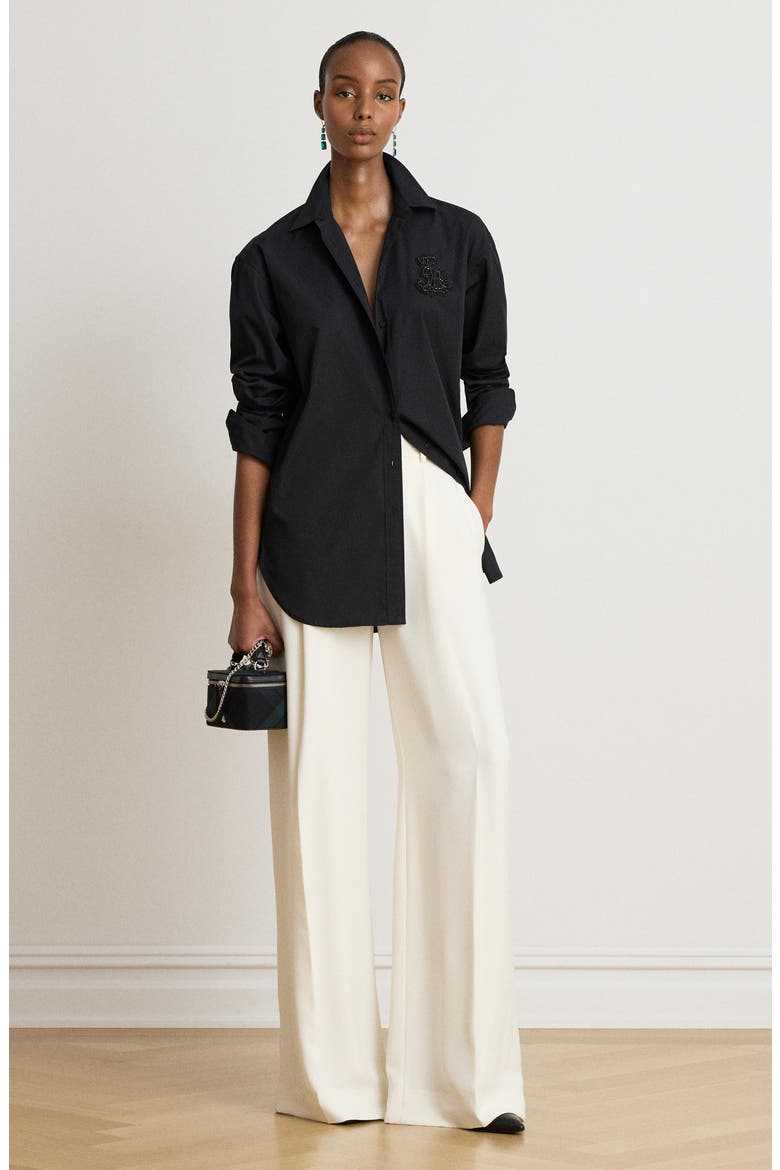 Kotta Cotton Shirt, Alternate, color, BLACK