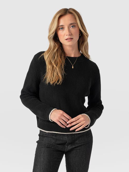 Shop Saint + Sofia Remy Crop Sweater