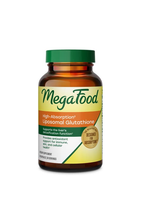 High Absorption Liposomal Glutathione, Liver Detox & Antioxidant Support, Vegan, 60 Capsules