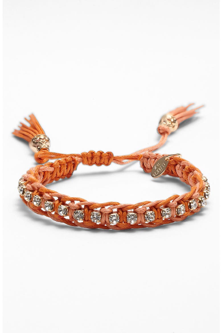 Crystal Friendship Bracelet, Main, color, ORANGE MULTI/ GOLD