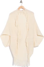 Steve Madden Fringe Swim Cover-Up Topper