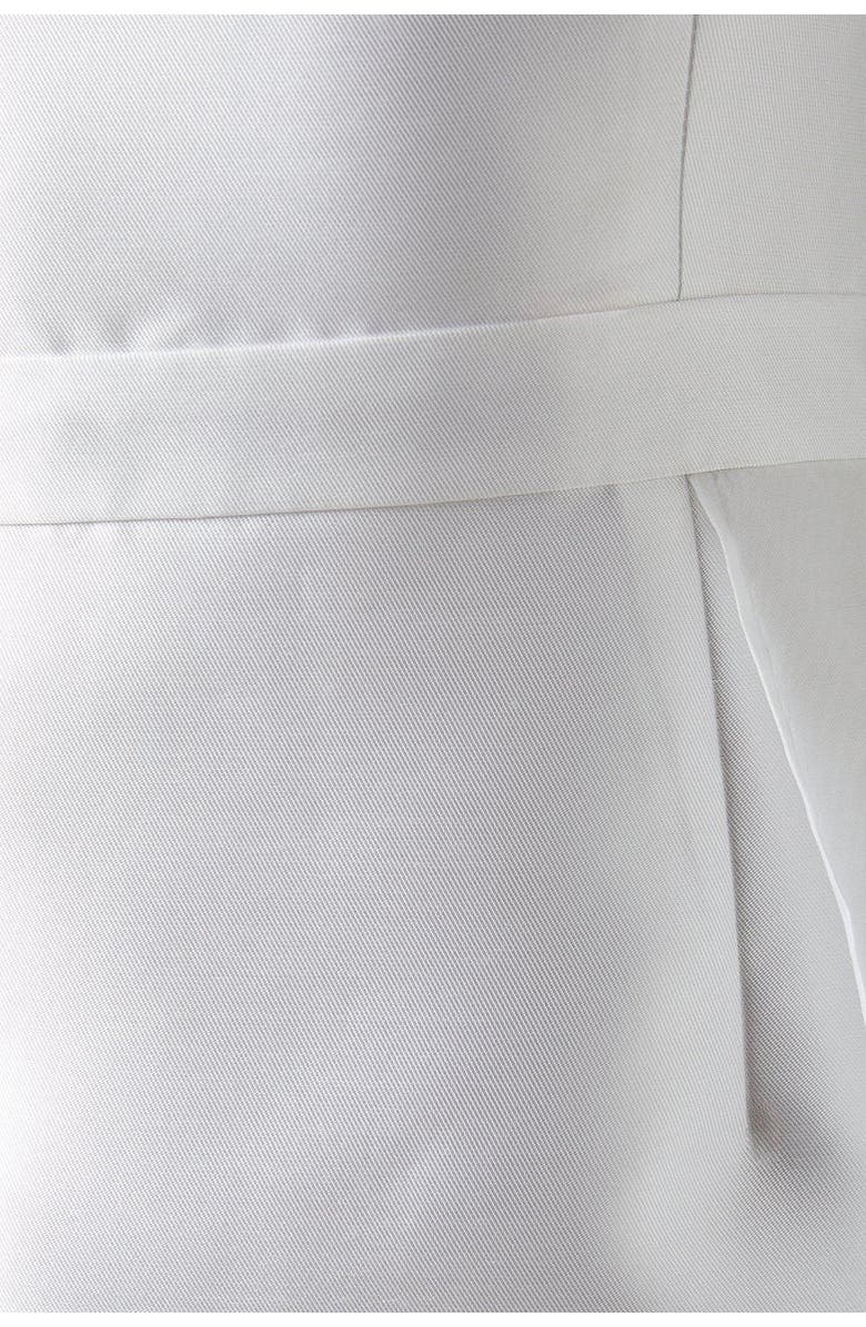 Coast Twill Mini Wedding Dress, Alternate, color, Ivory