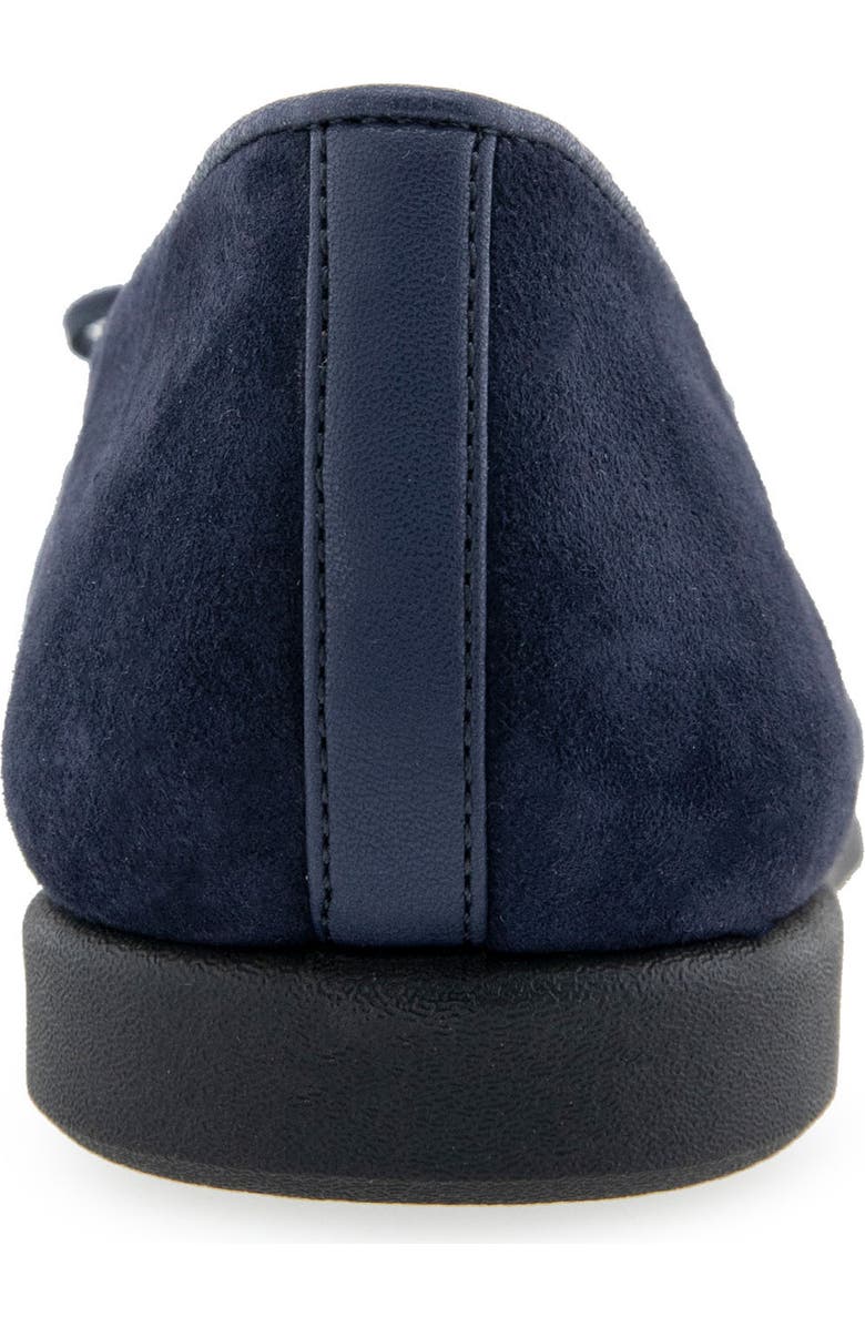 Aerosoles Novia Ballet Flat, Alternate, color, Navy Suede