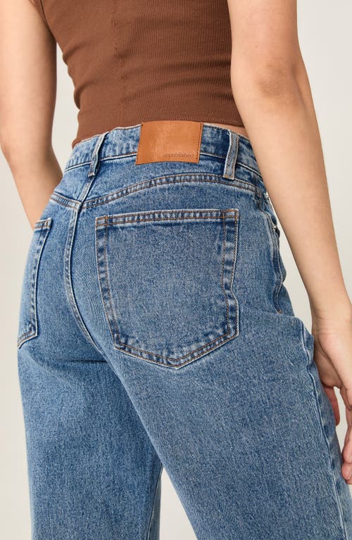 Unpublished Jolene High Waist Flare Jeans In Blue