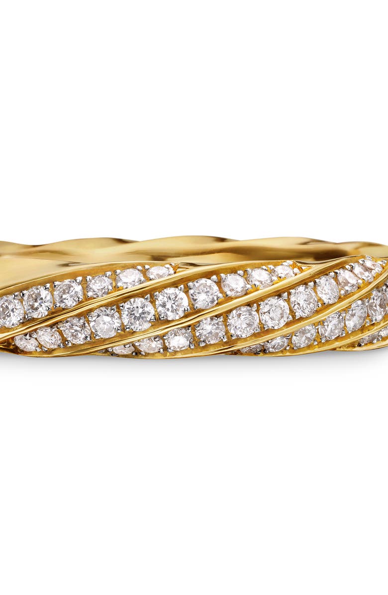 David Yurman Cable Edge Band Ring, Alternate, color, 18K Gold Recycled