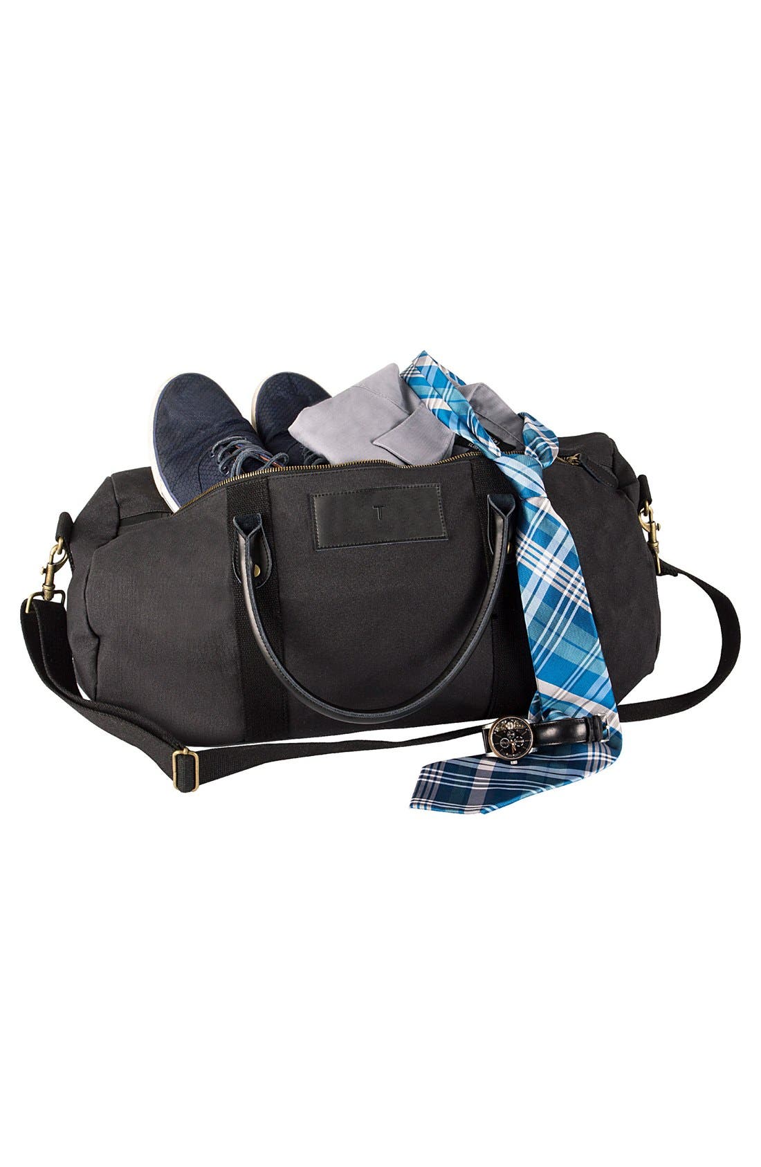 Cathy's Concepts Cathys Concepts Monogram Duffle Bag, Alternate, color, 