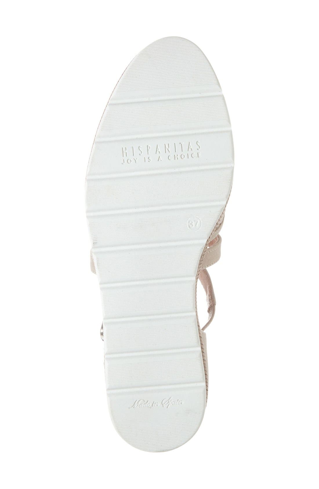 Hispanitas 'Leesa' Perforated Espadrille Platform Flat, Alternate, color, 